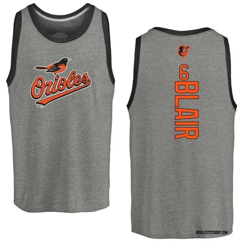 Youth Baltimore Orioles ＃6 Paul Blair Ash Branded Backer Tank Top